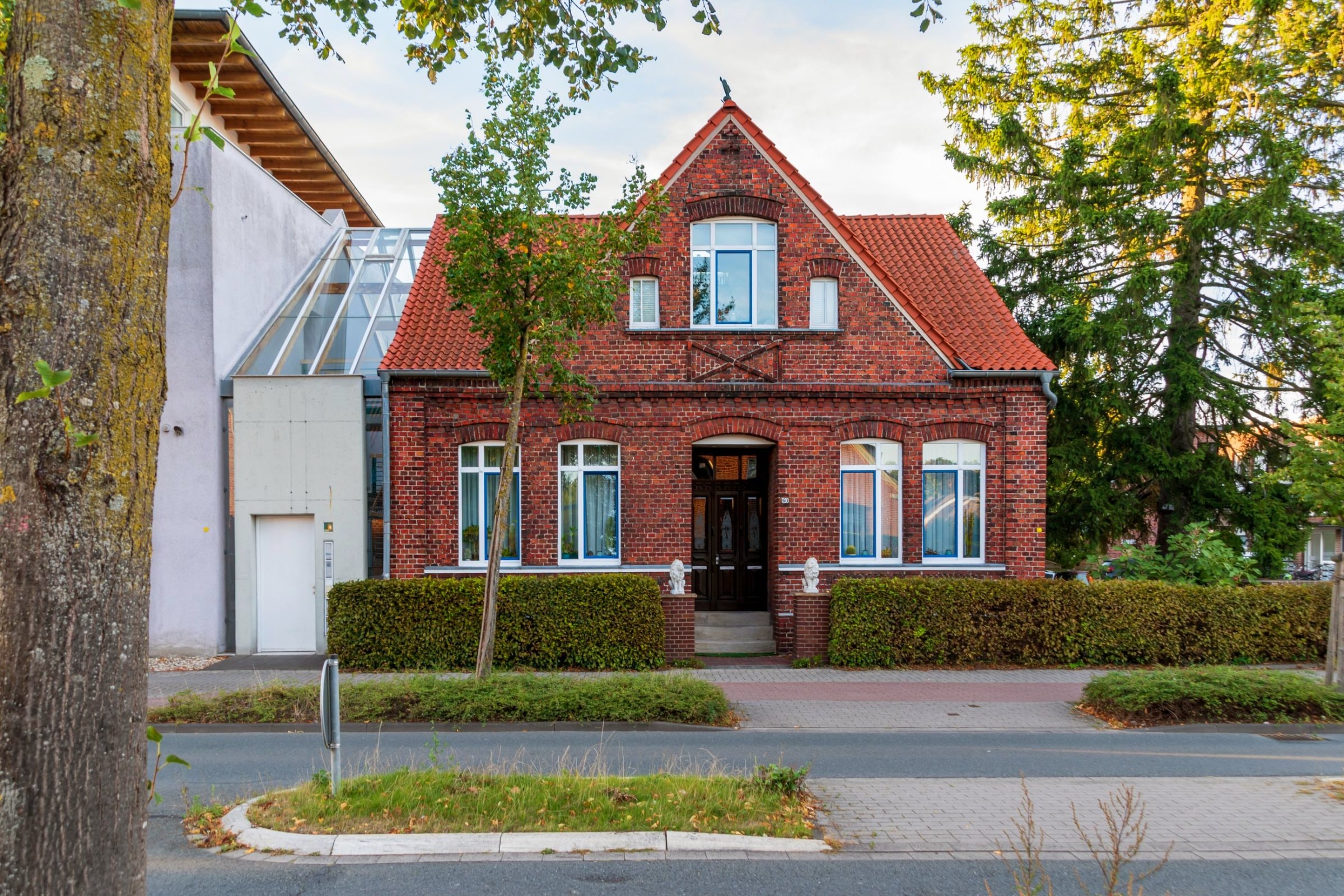 Rotes Klinkerhaus in Norddeutschland